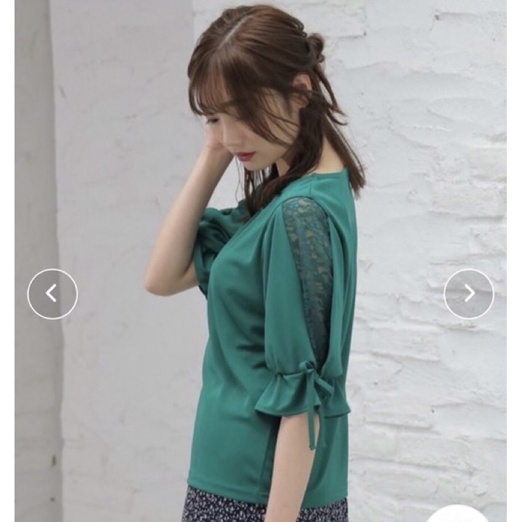 Áo thun phối tay ren xuất Nhật