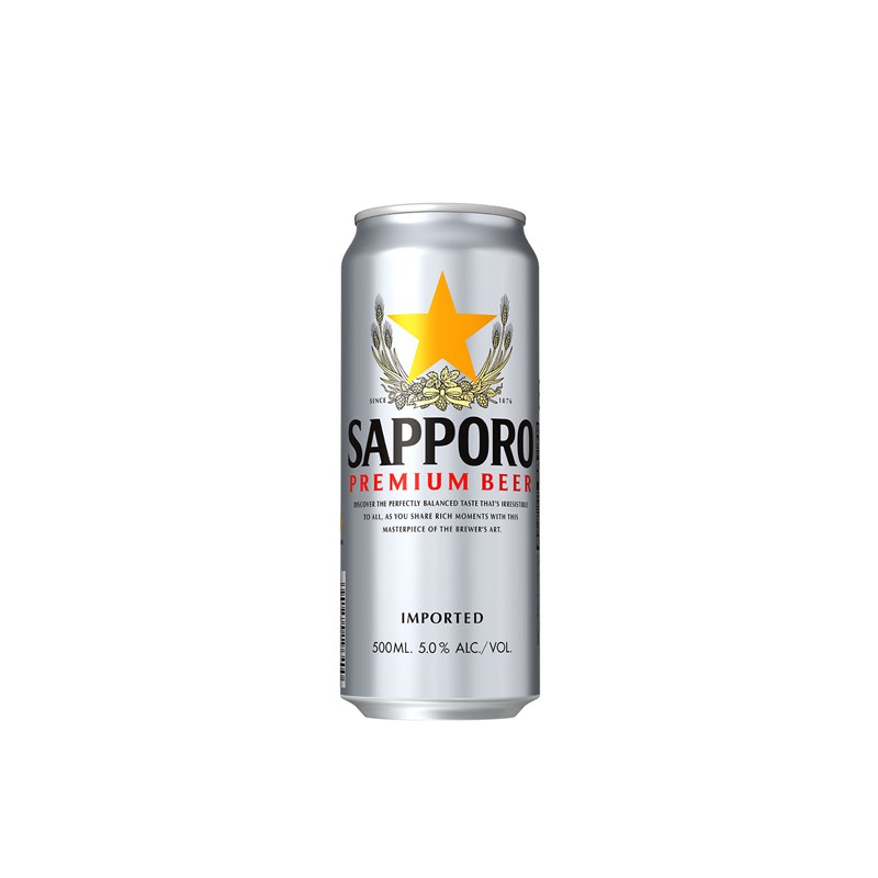 Bia Sapporo Premium 500ml