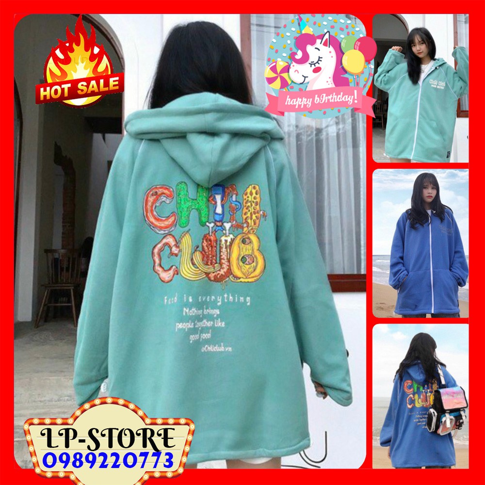 [Tặng Quà] Áo Hoodie - Áo Khoác Nỉ Nam Nữ Unisex CHILLCLUB Cực Hot - Kèm DEAL Sốc - LP.STORE | BigBuy360 - bigbuy360.vn