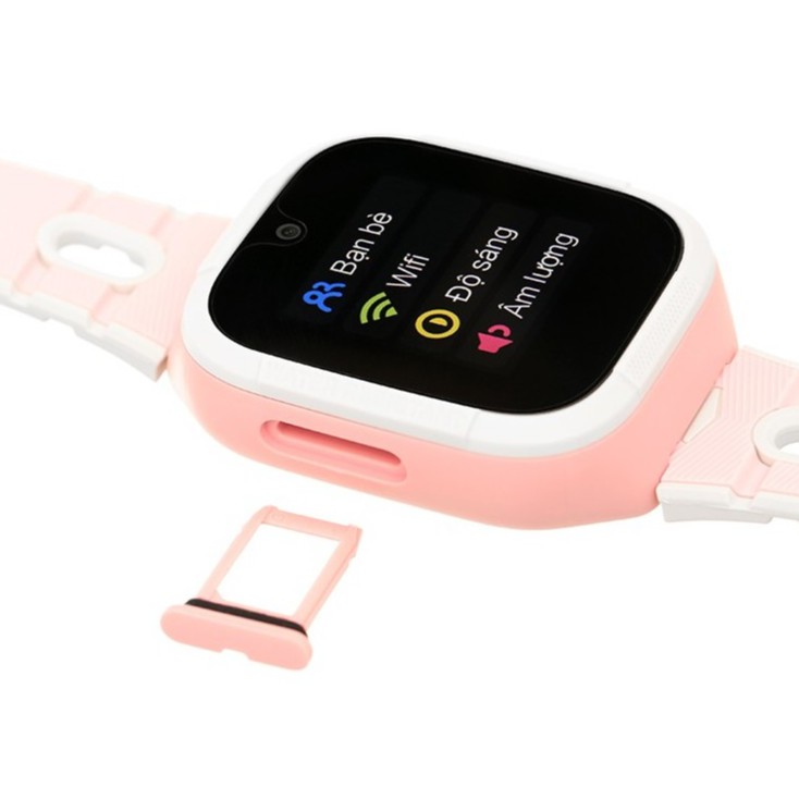 Đồng hồ trẻ em Kidcare S6 4G trắng hồng