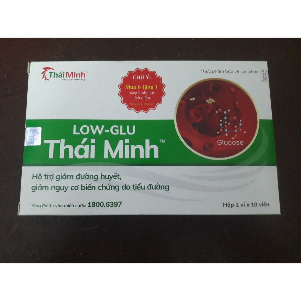 LOW-GLU Thái Minh hỗ trợ giảm đường huyết, giảm nguy cơ biến chứng do tiểu đường