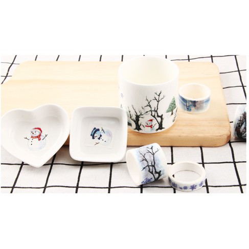 Set Washi Tape - Winzige băng dính theo chủ đề hỗ trợ trang trí DIY - Văn Phòng Phẩm Sáng Tạo