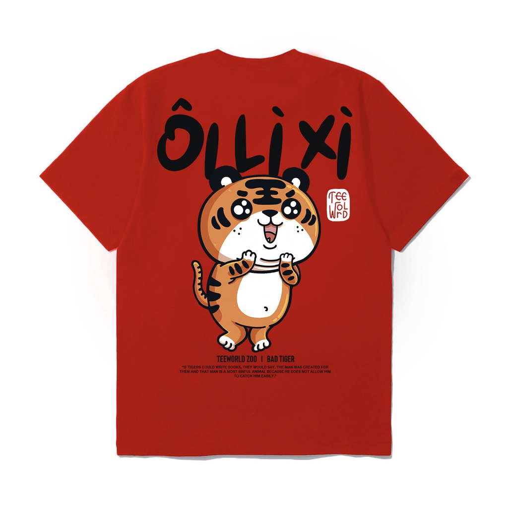 Áo thun Teeworld Ôi Lì Xì T-shirt Nam Nữ Form Rộng Unisex | BigBuy360 - bigbuy360.vn