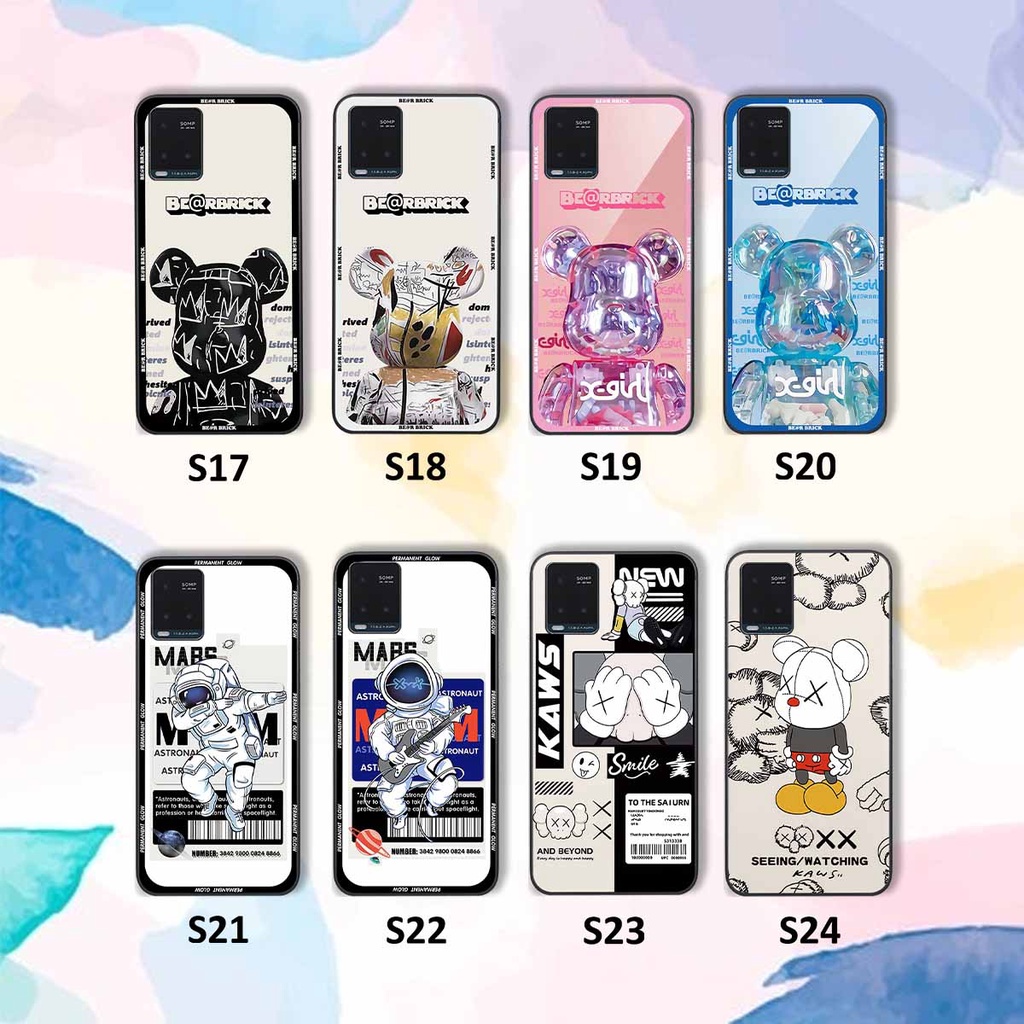 Ốp Vivo Y21s / Y33s be@r brick mars thời trang, ốp lưng điện thoại viền dẻo siêu chất