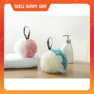 Bông tắm tròn vải lưới mềm mại cao cấp tạo bọt Hàn Quốc siêu rẻ (Giao màu ngẫu nhiên)