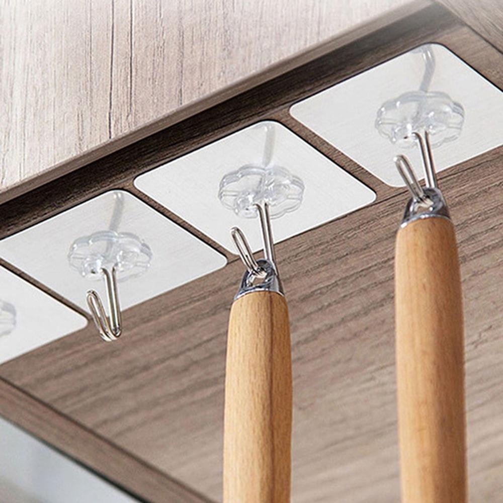Móc Dán Tường Trong Suốt Chống Nước AUGUSTINA Cho Nhà Bếp Nhà Tắm