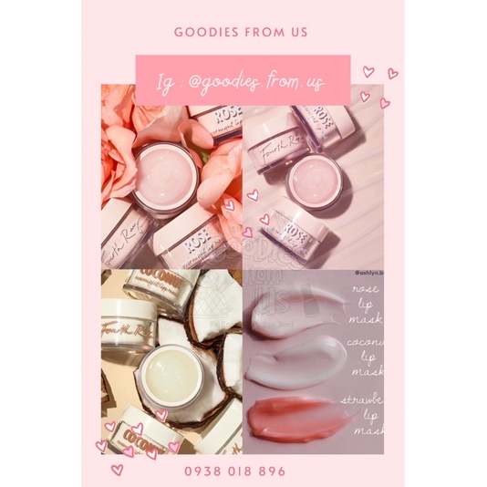 Colourpop Lip Mask - Mặt nạ ngủ môi hoa hồng SALE 30% !!