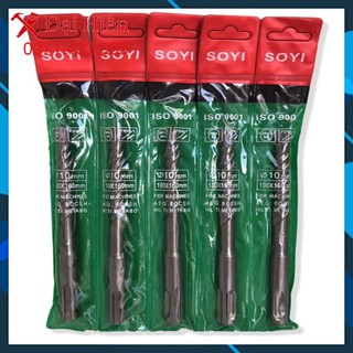 Mũi khoan bê tông đuôi gài soyi 6,8,10,12,14,16mm
