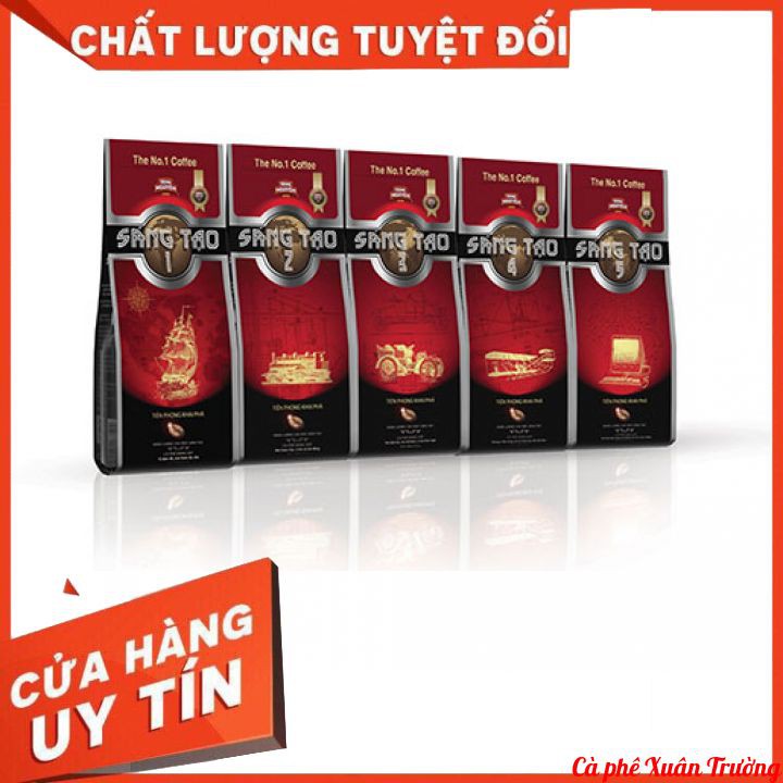 [Hàng chính hãng] Cà phê Trung Nguyên Sáng Tạo 1 - 2 - 3 - 4 - 5 - gói 340g - Cà phê pha phin | BigBuy360 - bigbuy360.vn