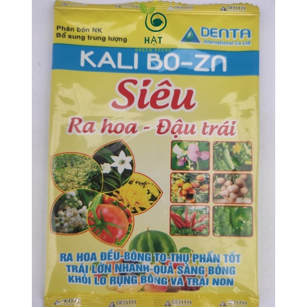 Phân bón NPK Kali Bo zn Siêu Ra hoa Đậu trái 50gr