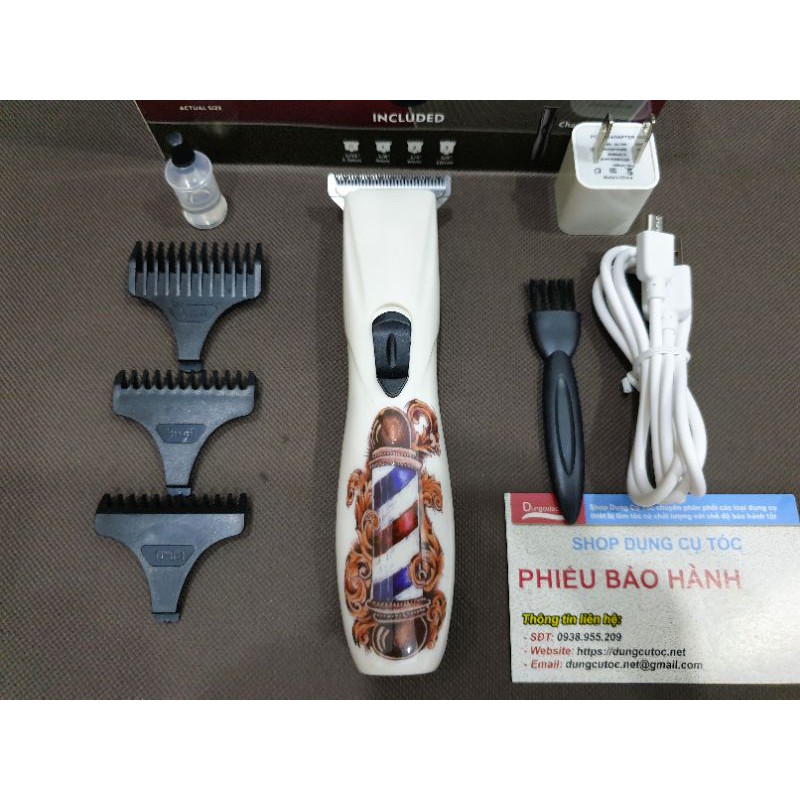 Tông Đơ Chấn Viền Barber Pro Li Chuyên Tạo Kiểu Cạo Viền Siêu Nét.(Ảnh thật)