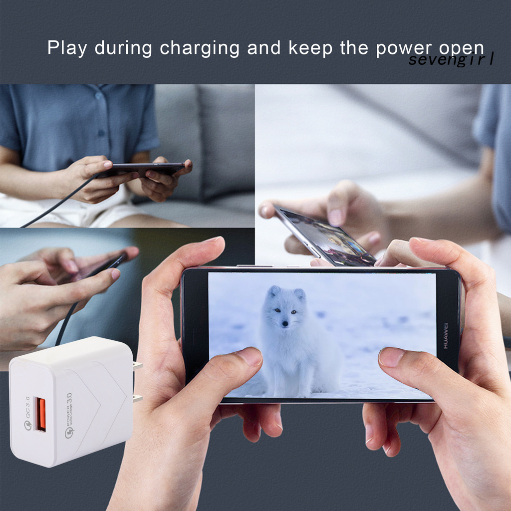 Củ Sạc Nhanh Qc 3.0 4 Cổng Usb Chất Lượng Cao