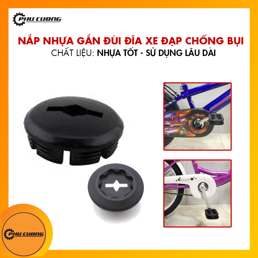 Nắp (Cap) Nhựa Gắn Dùi Dĩa Xe Đạp - Chống Bụi &amp; Hạn Chế Thấm Nước