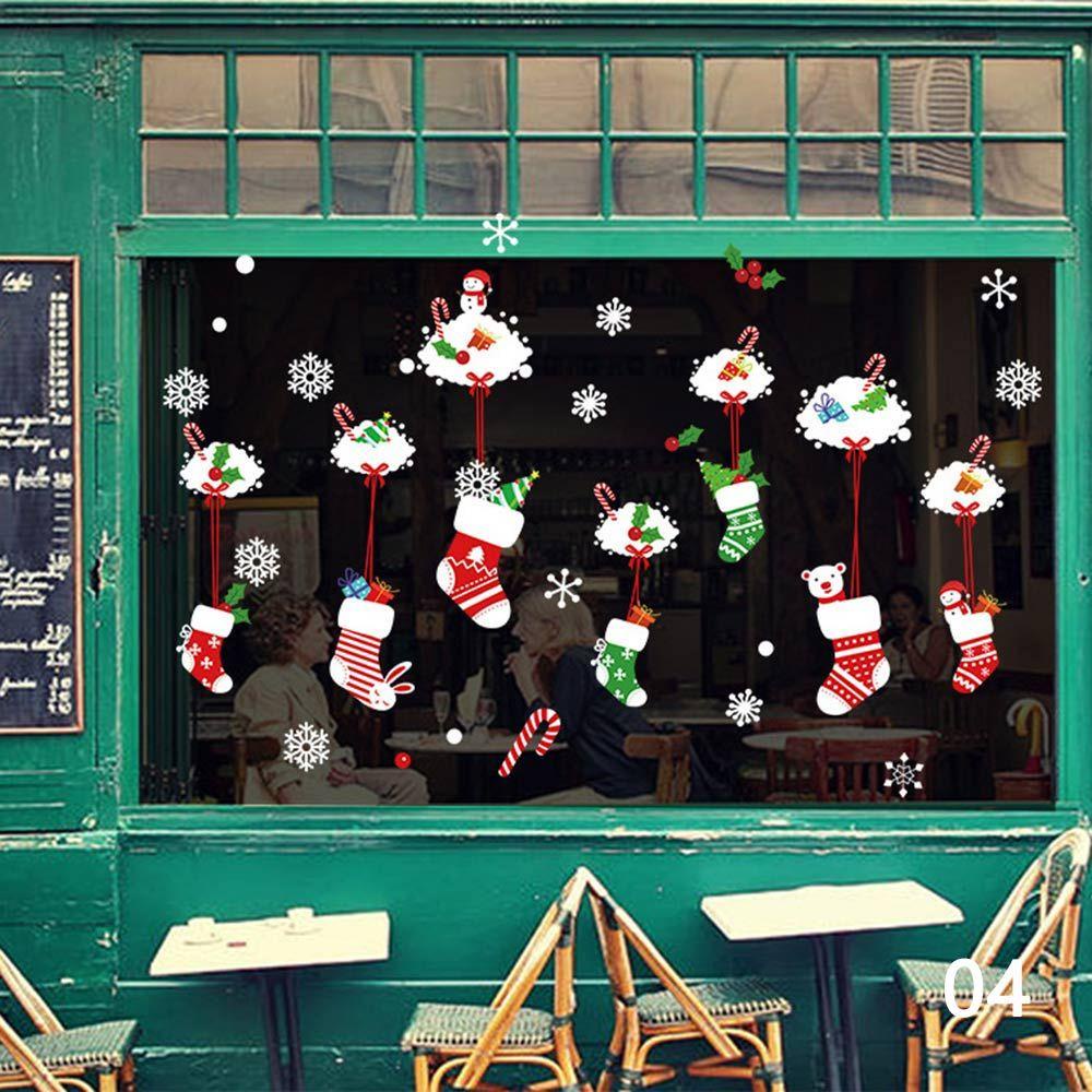 CONOPERY Sticker Dán Tường Trang Trí Giáng Sinh Chữ Merry Christmas 2023