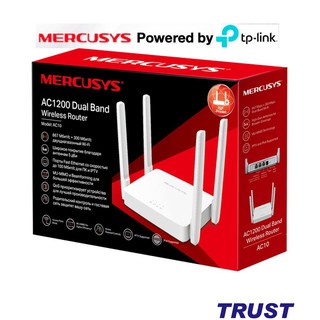 Bộ Phát Wifi Băng Tần Kép Chuẩn AC1200 TP-Link Mercusys AC10 - Cục phát wifi - Router wifi