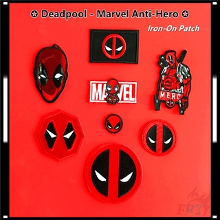 MARVEL 1 Sticker Ủi Thêu Hình Siêu Anh Hùng Deadpool