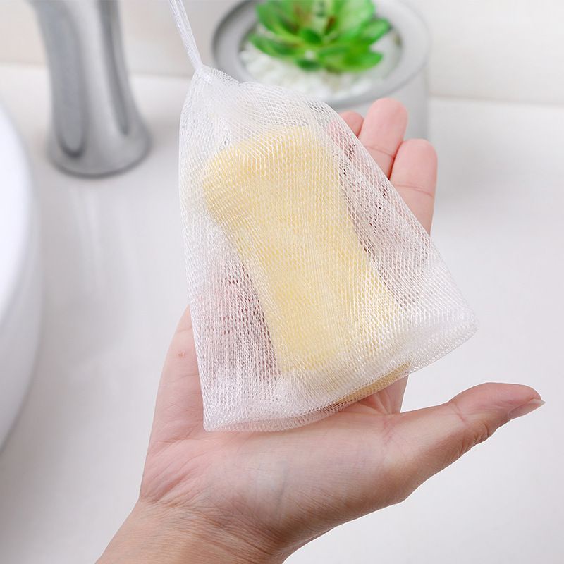 Lưới tạo bọt xà phòng tắm kỳ da mặt tiết kiệm màu ngẫu nhiên