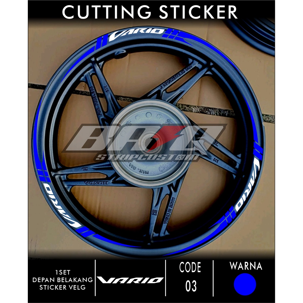 Sticker Trang Trí Bánh Xe Hơi Honda Vitara 03 Chuyên Dụng