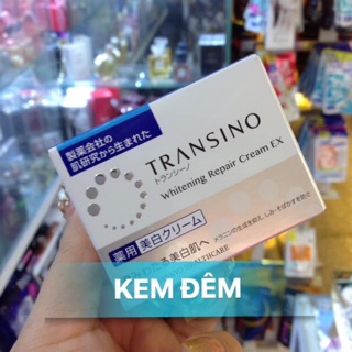 Kem dưỡng đêm transino whitening repair cream Nhật bản 35g