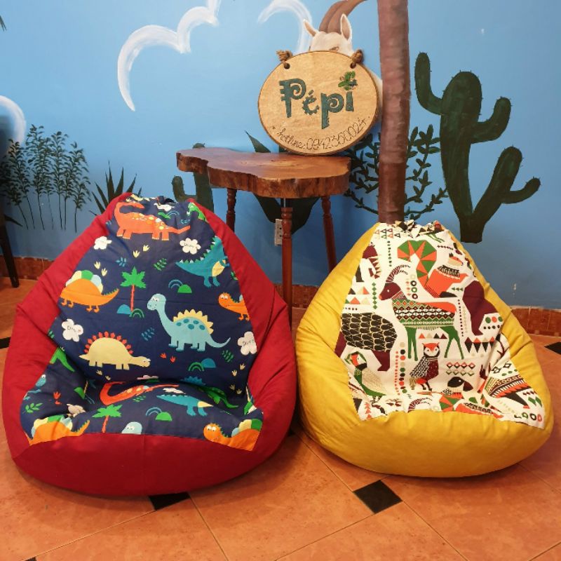 Set vỏ gối lười hạt xốp