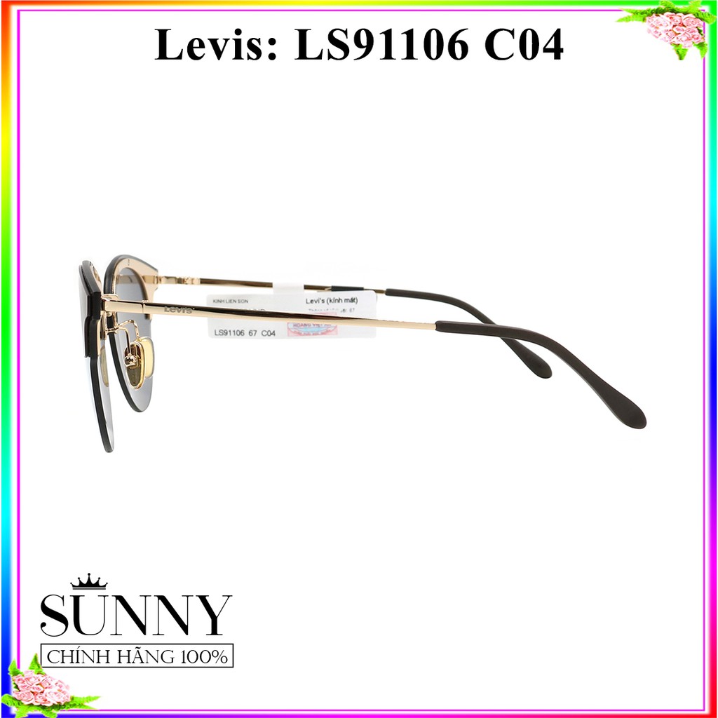 Gọng kính thời trang Levis LS91106 nhiều màu chính hãng, thiết kế dễ đeo bảo vệ mắt