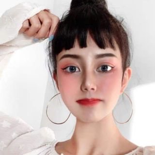 Tóc giả mái ngố từ tóc thật so cute