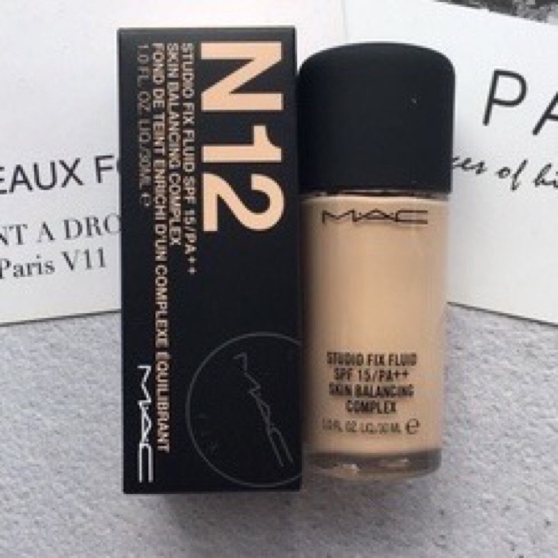 Kem nền MAC STUDIO FIX FLUID SKIN BALANCING Spf 15 Sẵn n12,n20