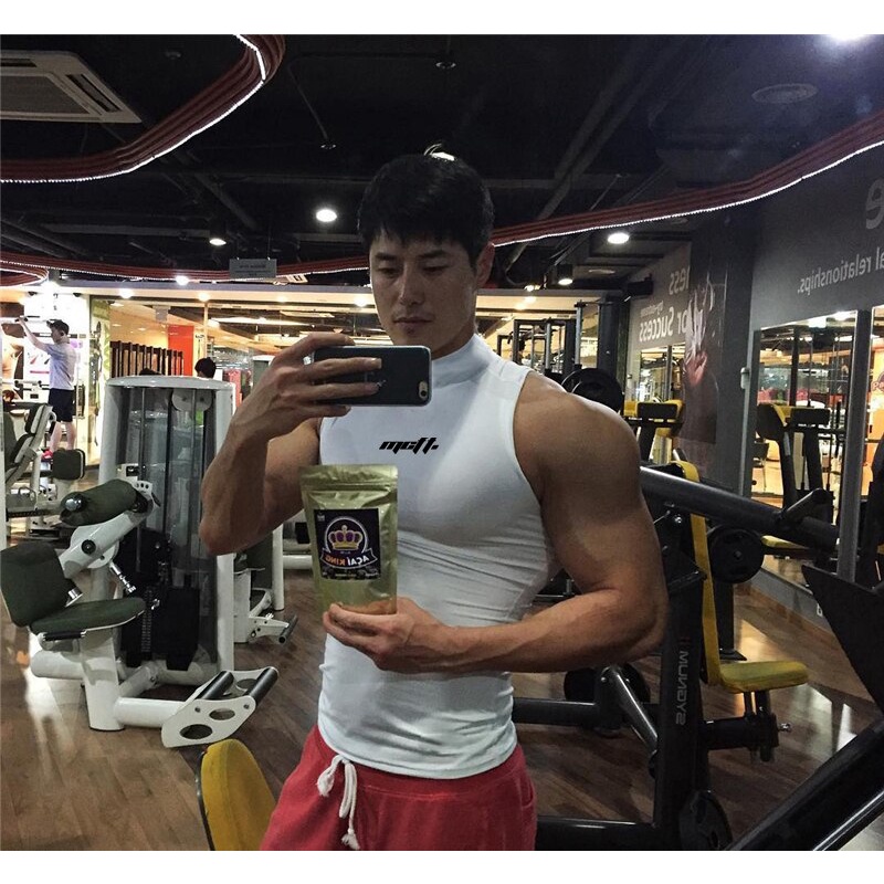 Áo thun cổ lọ tập thể thao/gym dành cho nam