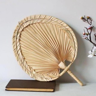 Xưởng sx- Quạt lá cọ trang trí decor - Tre VN