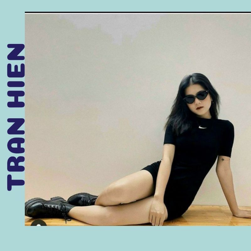 Đầm body tay ngắn thêu ✔