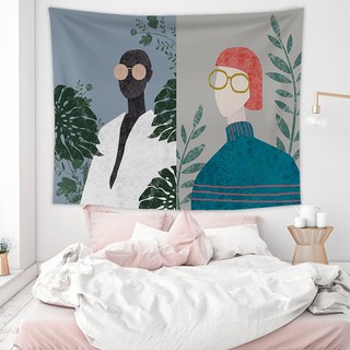 Tranh vải trang trí treo tường phong cách Bắc Âu