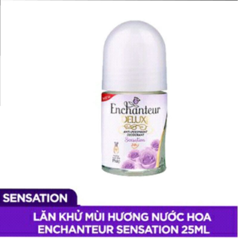 LĂN KHỬ MÙI ENCHANTEUR HƯƠNG NƯỚC HOA SENSATION 25ML