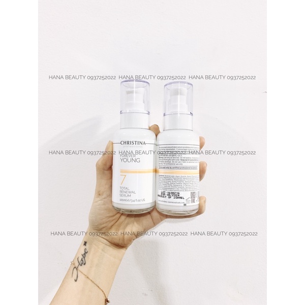 Serum cấp ẩm, căng bóng và chống lão hóa da Christina Forever Young Total Renew Serum