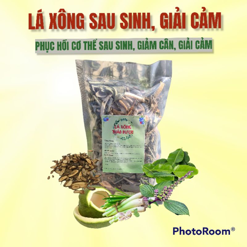 Lá xông phục hồi cơ thể sau sinh, giải cảm