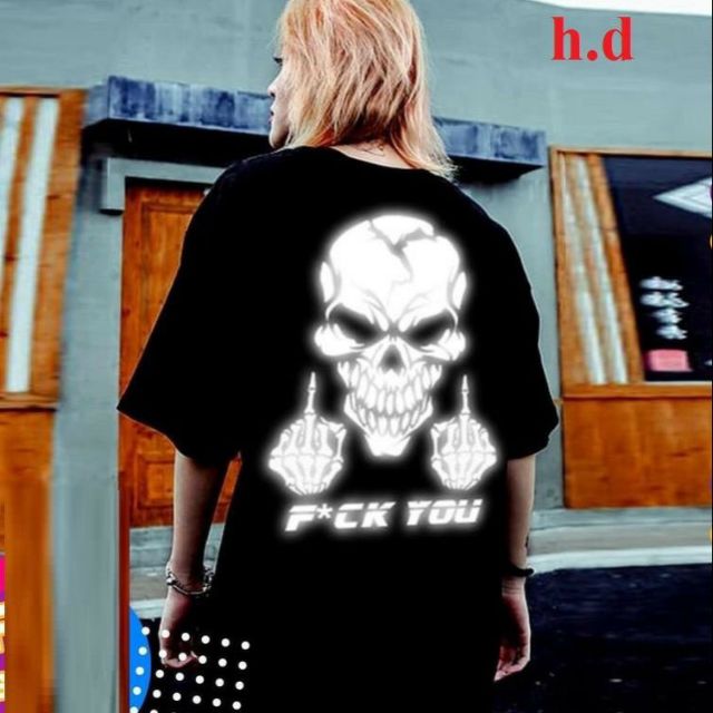 Áo phản qunag đầu lâu Fuck You 8253HD
