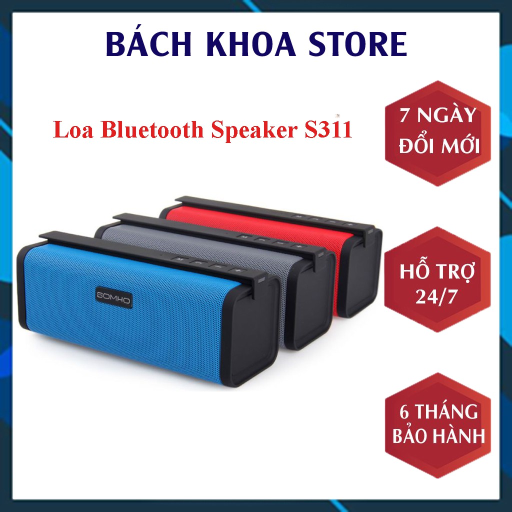 [CHÍNH HÃNG] Loa Bluetooth Mini Speaker S311 Thiết Kế Hiện Đại, Âm Thanh Sống Động, BH 6 tháng