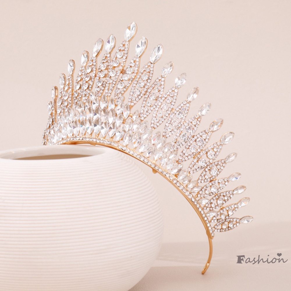 Vương Miện Đính Đá Lấp Lánh Nhiều Màu Sắc Trang Trí Sân Khấu