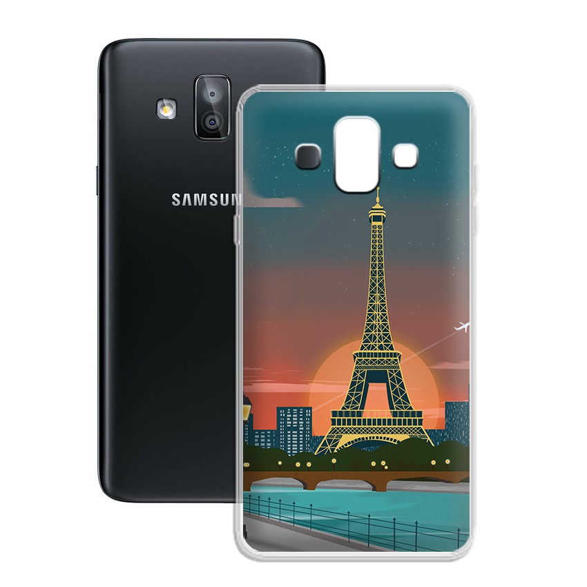 Ốp lưng điện thoại Samsung Galaxy J7 Duo hàng loại Đẹp - 01056 Silicone Dẻo