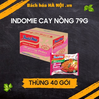 Thùng 40 Gói Mì Xào Khô Indomie Mi Goreng Pedas Cay Nồng 79g - Bách hóa HÀ NỘI