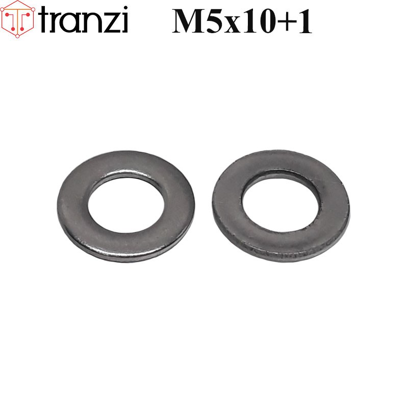 Long đen phẳng inox 304 M5x10+1 - túi 50 cái