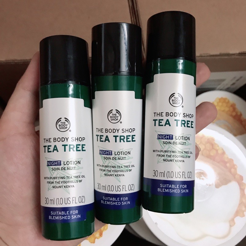 [DATE 03/2022] Tea Tree night lotion the body shop 30ml