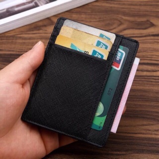 Ví Card Holder mini da Safiano cao cấp đựng thẻ và tiền tiện dụng
