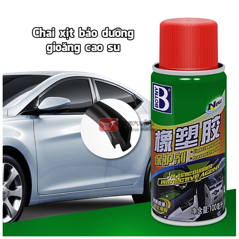 Chai xịt bảo dưỡng gioăng cao su Botny B-2005 dung tích 100ml