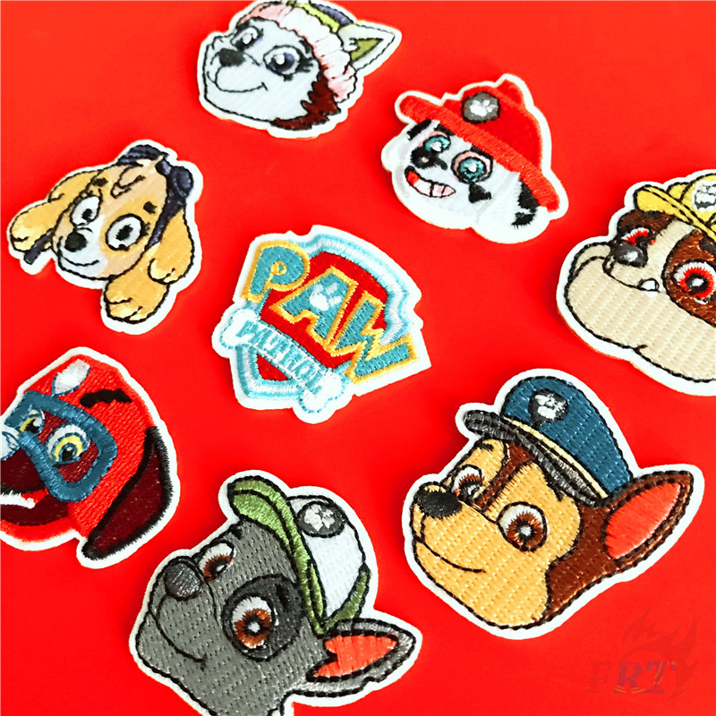 Miếng Vá Ủi Quần Áo Hình Hoạt Hình Paw Patrol