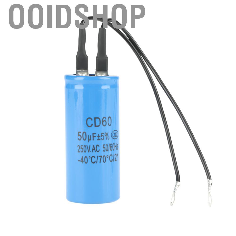 Tụ điện CD60 250V AC 50UF 50/ 60HZ tiện lợi dành cho máy nén khí