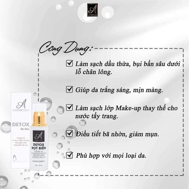 [Chính Hãng] detox bọt biển A cosmetics Phương Anh date mới