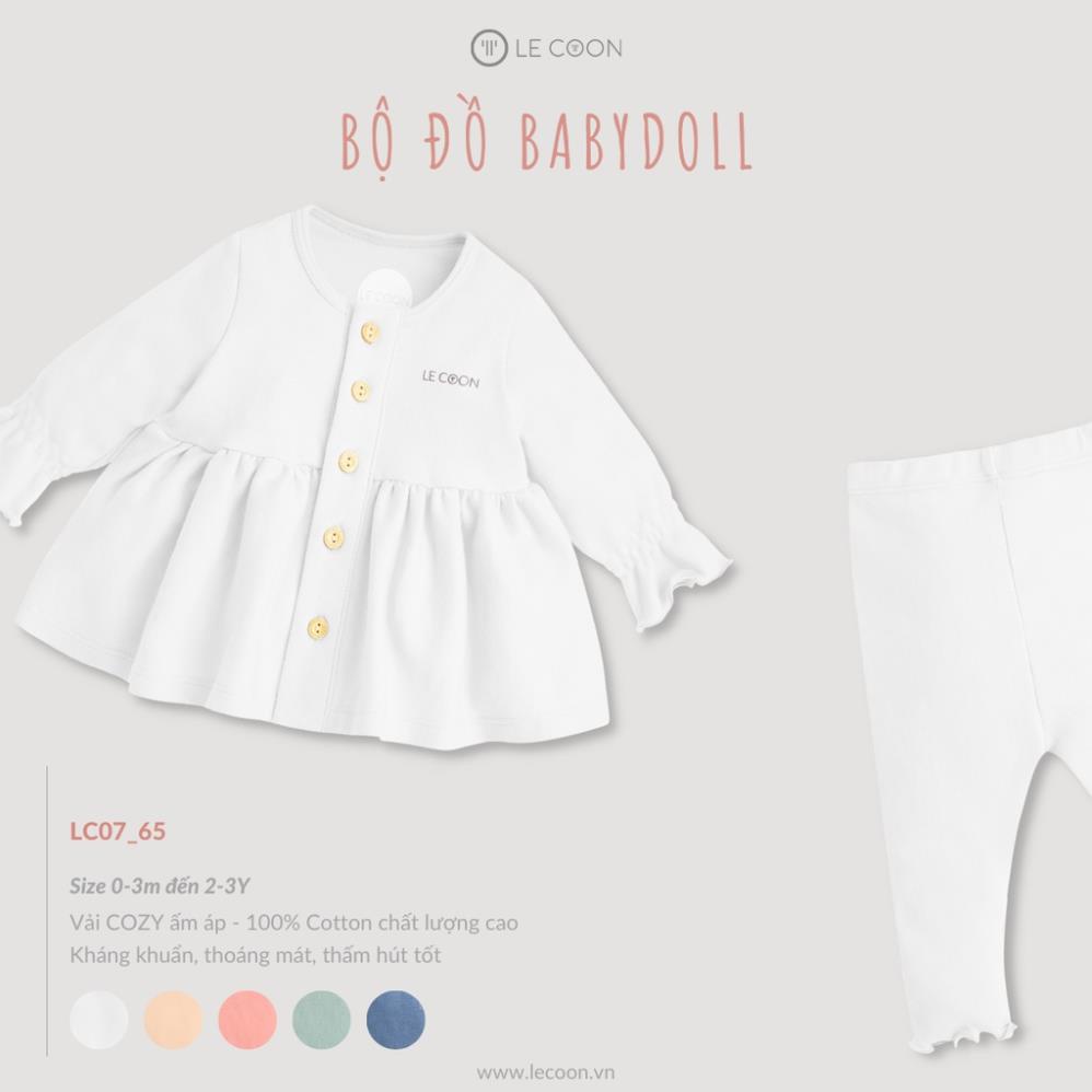 Le coon LC0765 Bộ quần áo bé gái Lecoon Baby Doll LC0765 AW2021