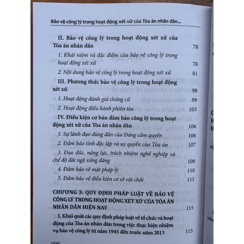 Sách- Bảo vệ công lý trong hoạt động xét xử của Tóa án nhân dân ở Việt Nam hiện nay