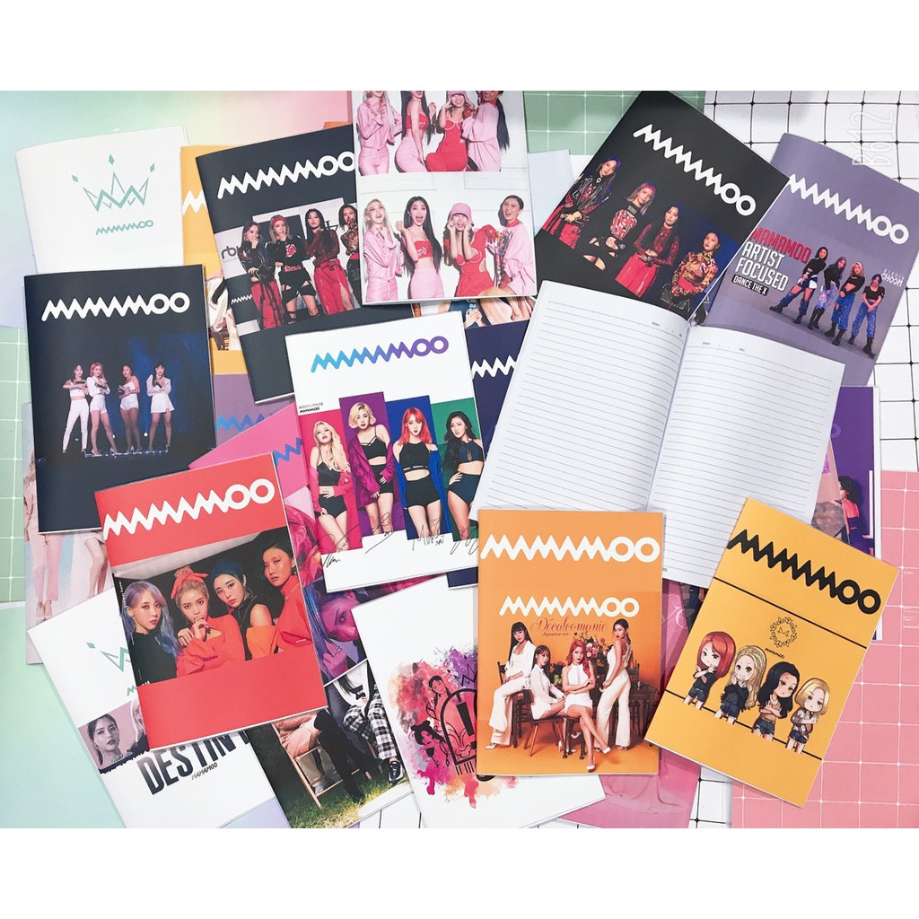 Vở mamamoo S7VI54 25x17cm 80 trang giấy đẹp kẻ ngang