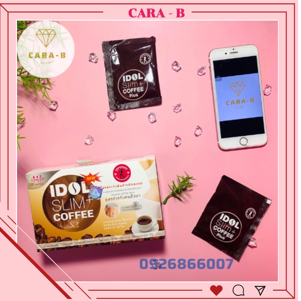Cà phê giảm cân Idol slim coffee X2 Thái Lan giảm béo, giảm cân cấp tốc an toàn tại nhà, dễ sử dụng 